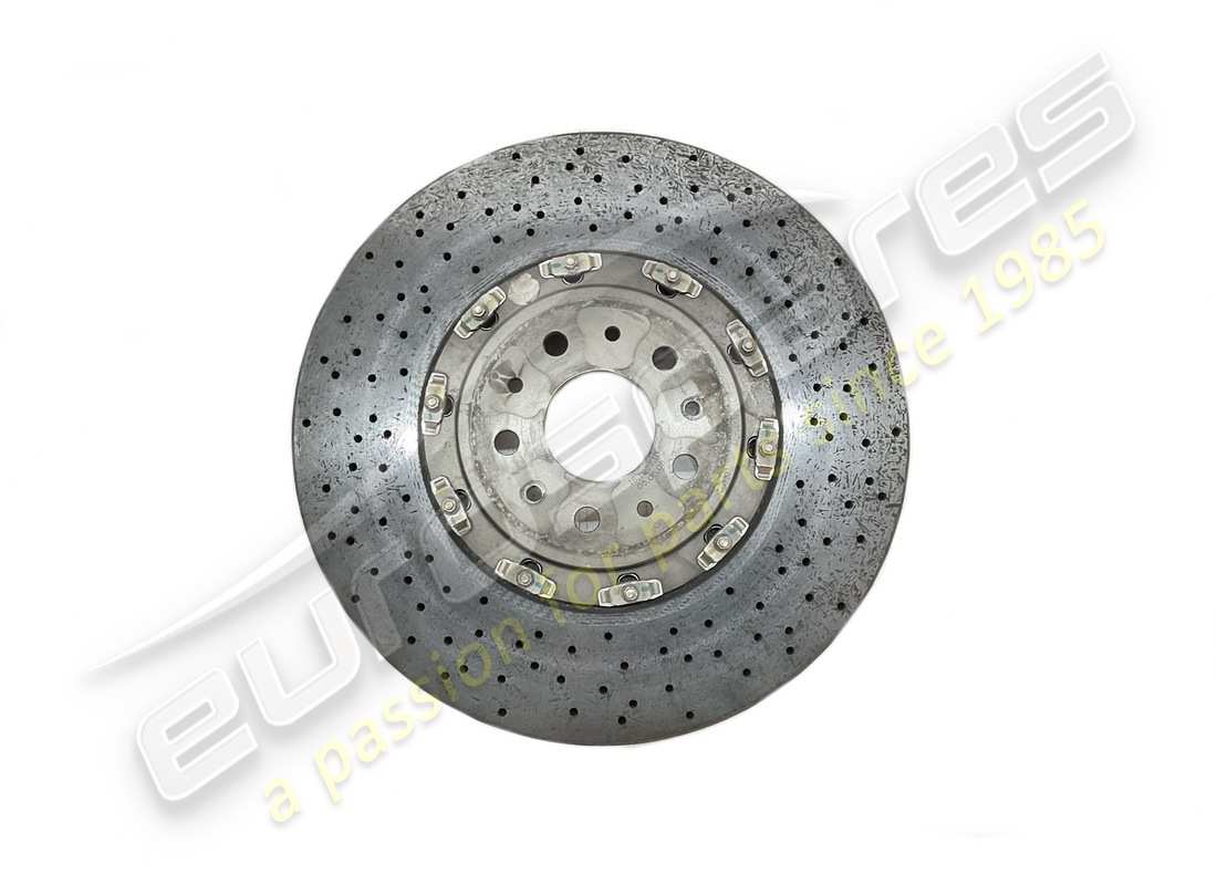 USED Ferrari FRONT BRAKE DISC, CARBON CERAMIC VERSION . PART NUMBER 225854 (1)