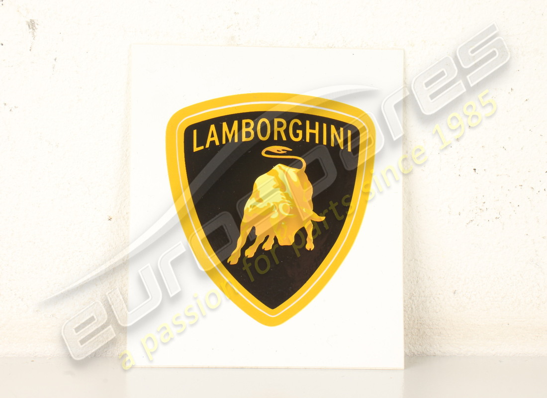 NEW LAMBORGHINI SMALL WING STICKER (FLAT). PART NUMBER LST005 (1) new lamborghini small wing sticker (flat). part number lst005 (1)