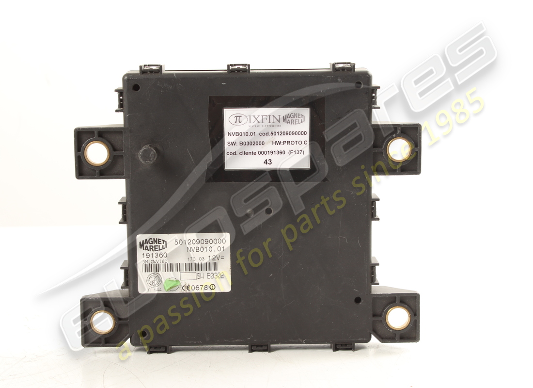 NEW FERRARI TRUNK BOTTOM CONTROL STATION. PART NUMBER 191360 (2) new ferrari trunk bottom control station. part number 191360 (2)
