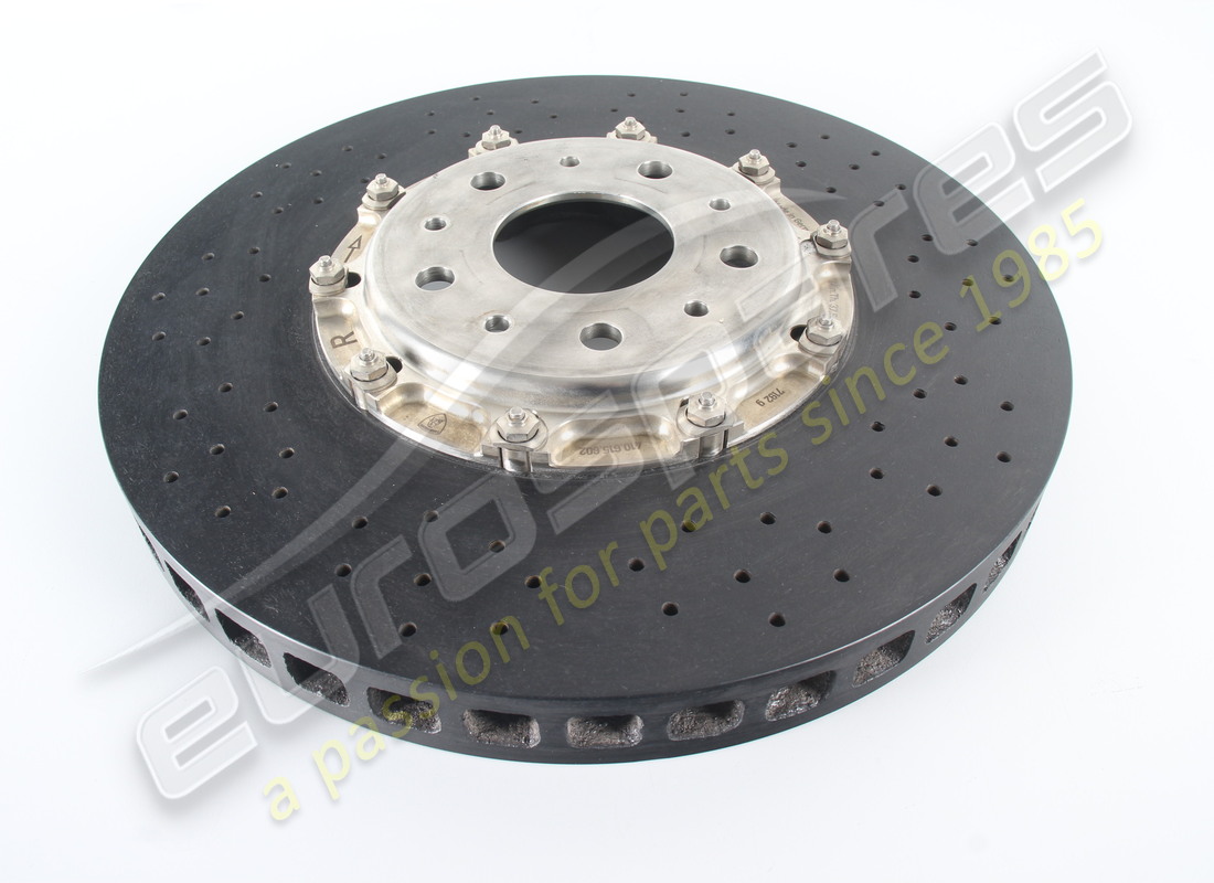 RECONDITIONED LAMBORGHINI RH REAR MURCIELAGO CERAMIC BRAKE DISC. PART NUMBER 410615602 (2) reconditioned lamborghini rh rear murcielago ceramic brake disc. part number 410615602 (2)