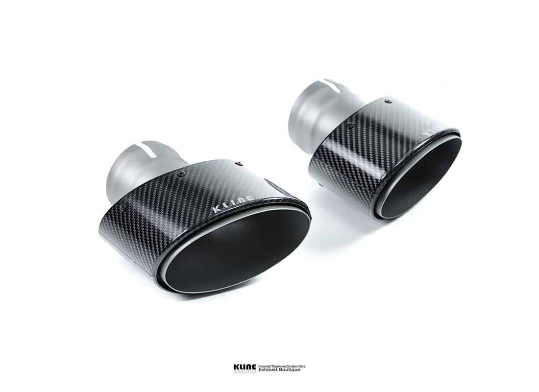 NEW KLINE INNOVATION MCLAREN 570S CARBON FIBER TIPS. PART NUMBER KLMC570SCFT (1) new kline innovation mclaren 570s carbon fiber tips. part number klmc570scft (1)