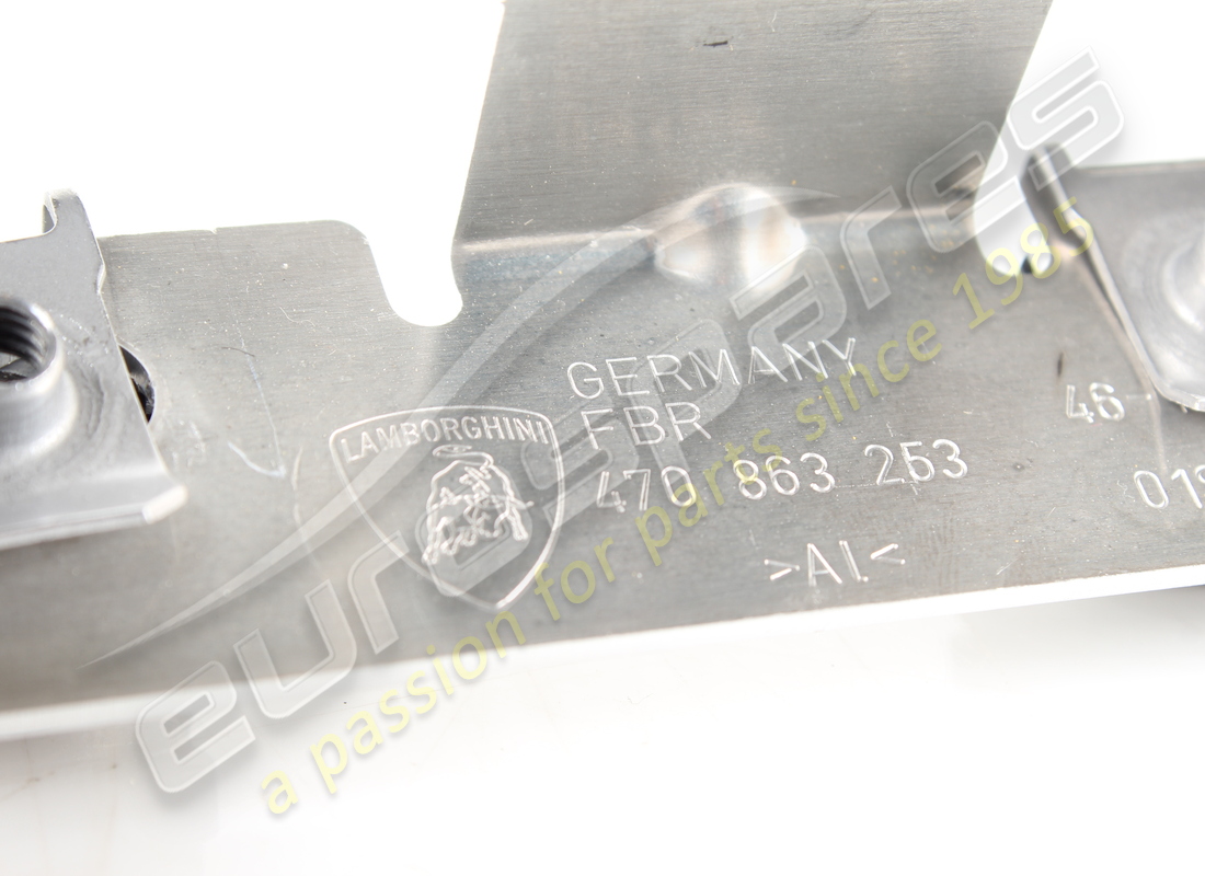 USED LAMBORGHINI BRACKET. PART NUMBER 470863253 (2) used lamborghini bracket. part number 470863253 (2)