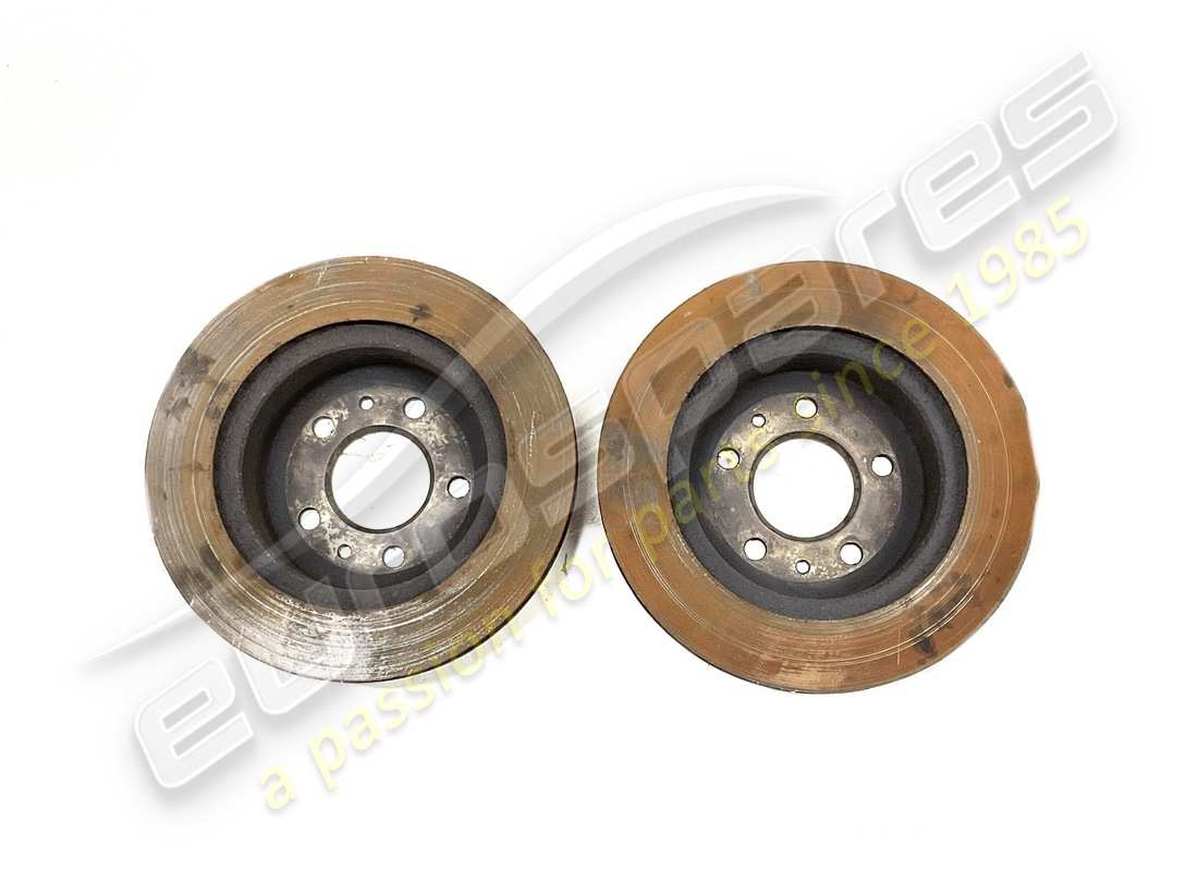 USED FERRARI REAR BRAKE DISC. PART NUMBER 104458 (2) used ferrari rear brake disc. part number 104458 (2)