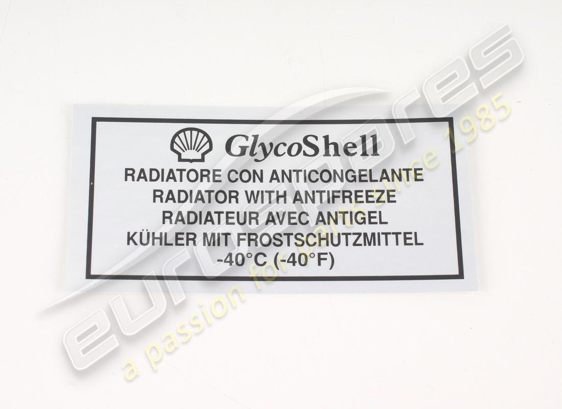 NEW FERRARI PLATE. PART NUMBER 171339 (1) new ferrari plate. part number 171339 (1)