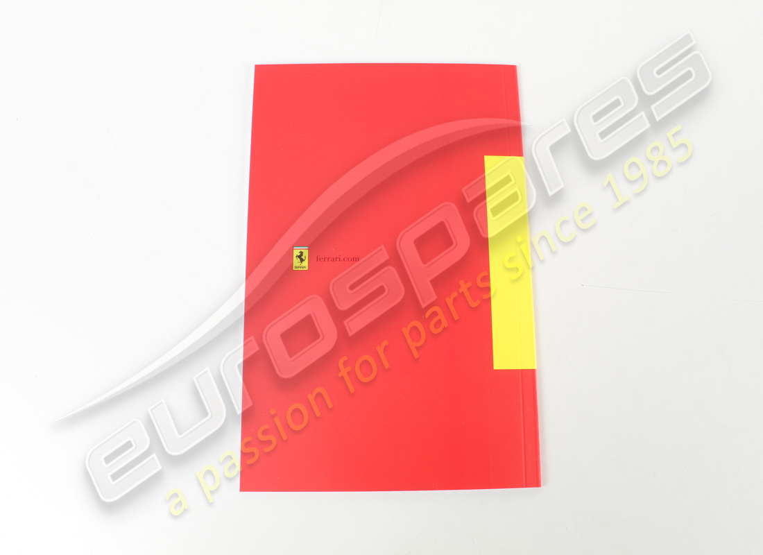 new ferrari genuine maintenance handbook. part number 84545300 (3)