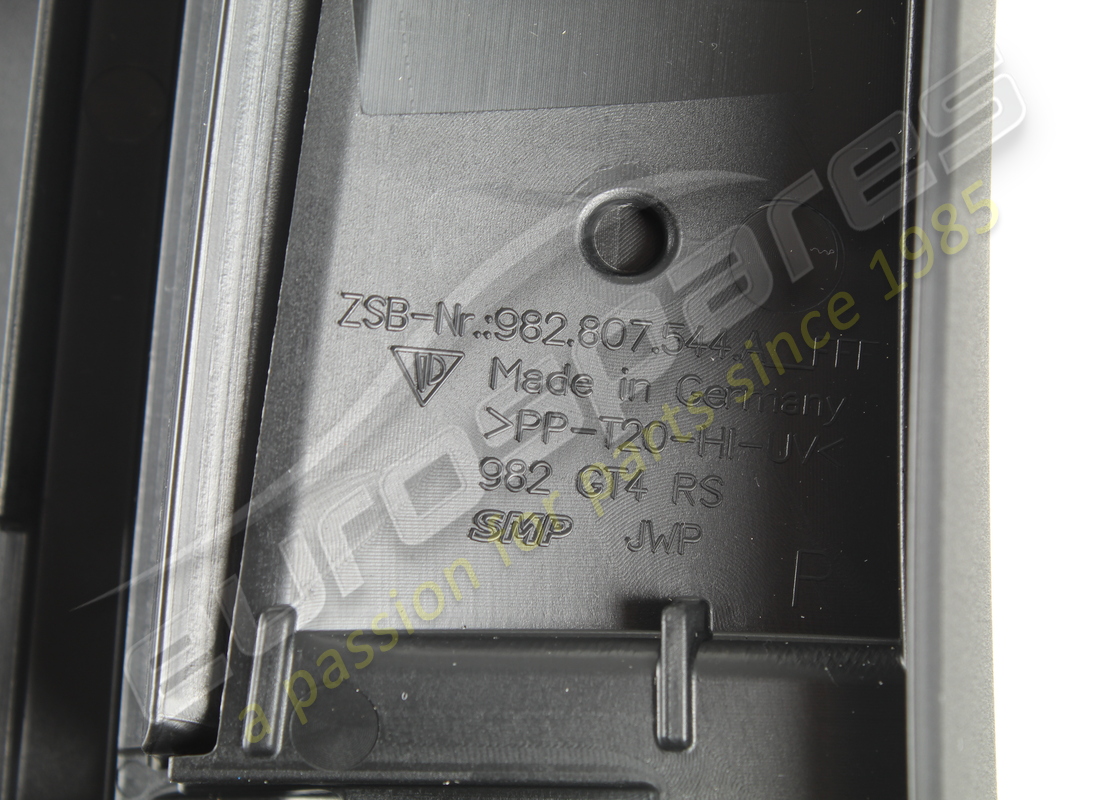 NEW PORSCHE SPOILER MATT BLACK. PART NUMBER 982807544AYOK1 (4) new porsche spoiler matt black. part number 982807544ayok1 (4)