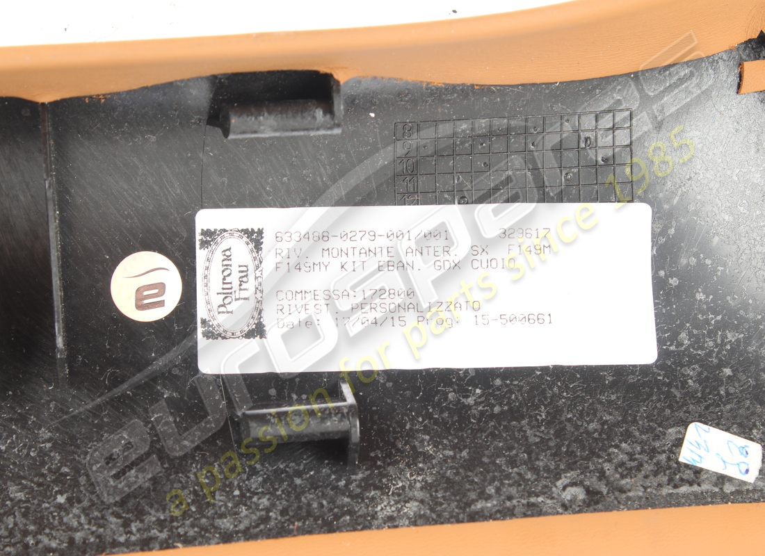 used ferrari complete lh front post cove. part number 87165529 (3)