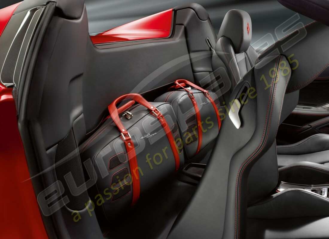 NEW FERRARI LUGGAGE SET, 2 BAGS FOR PASSENGER COMPARTMENT. PART NUMBER 84064200 (1) new ferrari luggage set, 2 bags for passenger compartment. part number 84064200 (1)