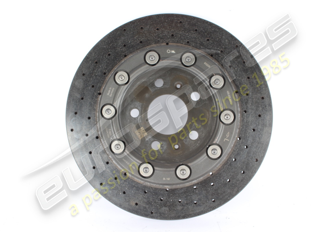 used lamborghini carbon ceramic brake disc (ccp) part number 420615601l