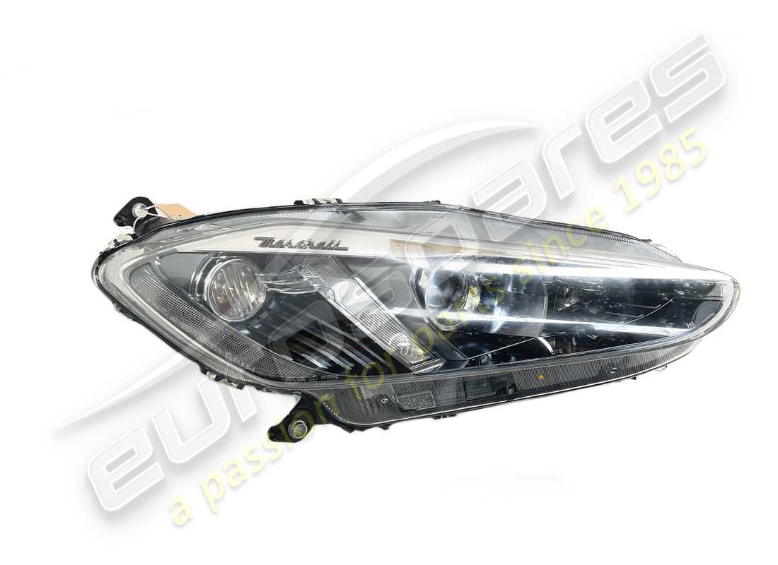 USED MASERATI RH FRONT HEADLIGHT. PART NUMBER 350565 (2) used maserati rh front headlight. part number 350565 (2)