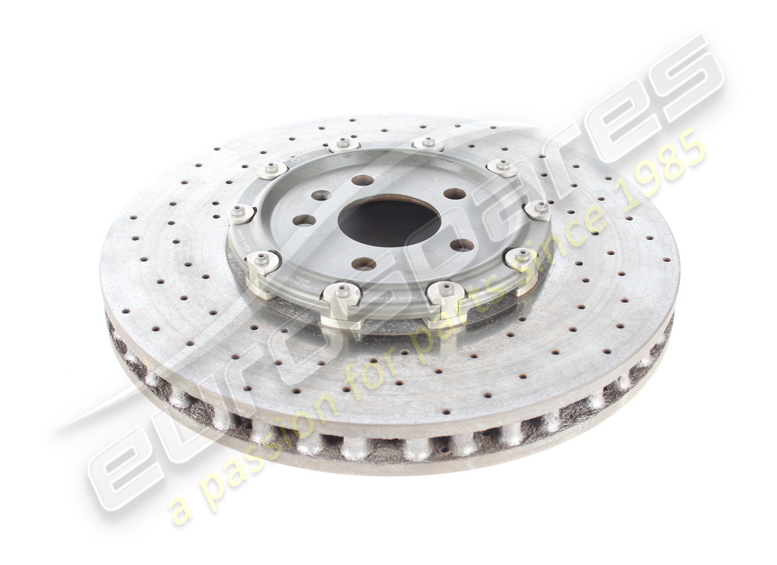 USED LAMBORGHINI CARBON CERAMIC BRAKE DISC (CCP). PART NUMBER 420615301K (2) used lamborghini carbon ceramic brake disc (ccp). part number 420615301k (2)