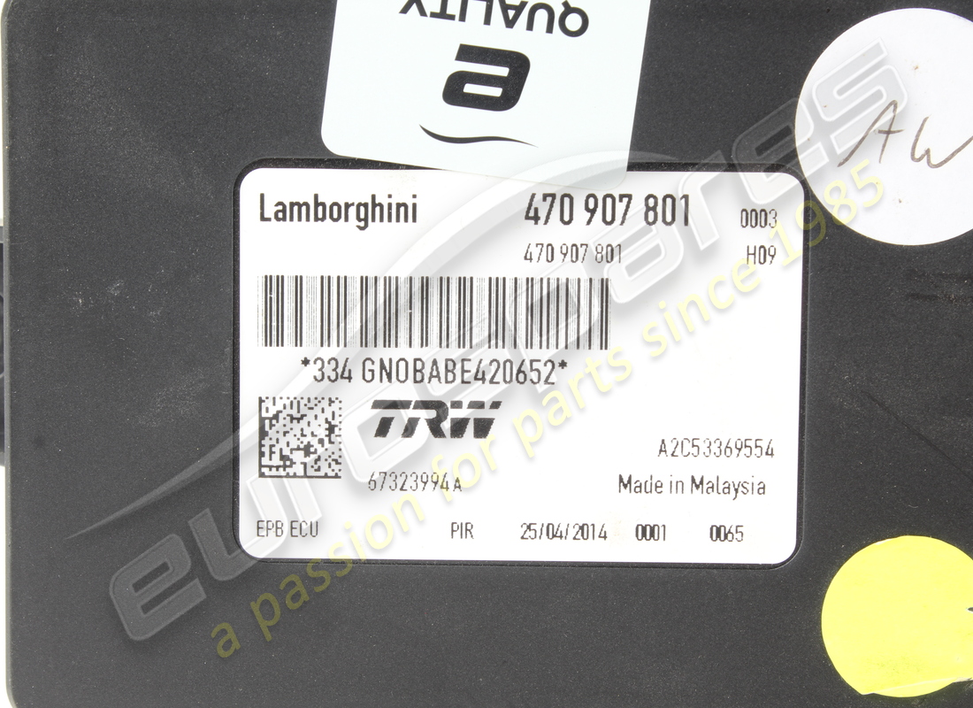 used lamborghini control unit,. part number 470907801 (4)