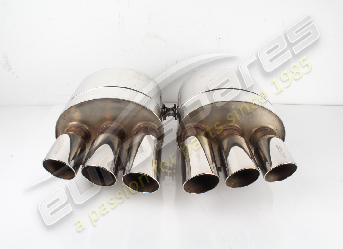 used eurospares exhaust silencer set (stainless steel). part number eap1226105 (2)