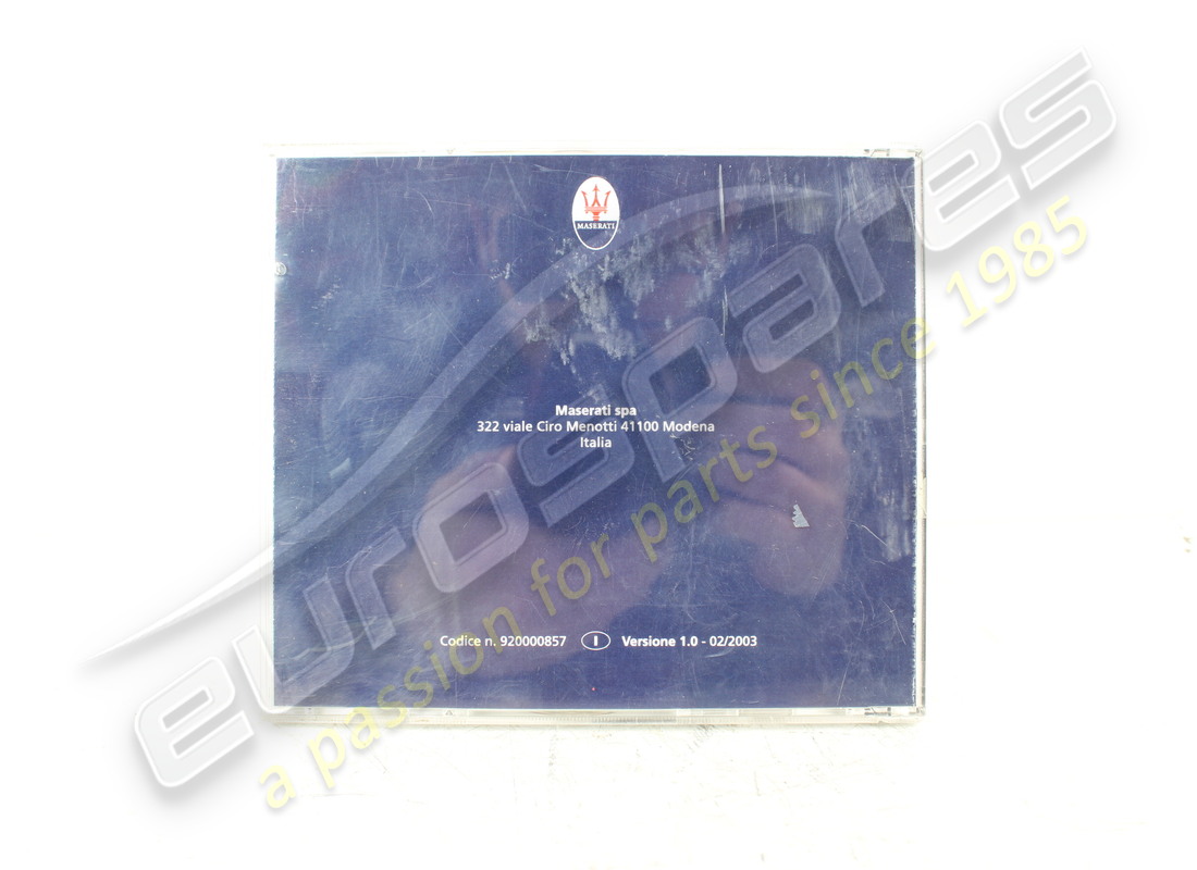 new maserati technical doc cd 138 spyder/coupe it. part number 920000857 (2)