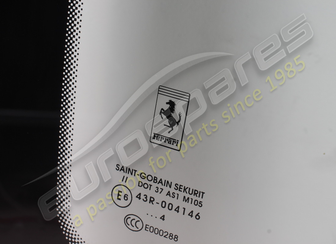 NEW FERRARI WINDSCREEN GLASS. PART NUMBER 69754900 (2) new ferrari windscreen glass. part number 69754900 (2)