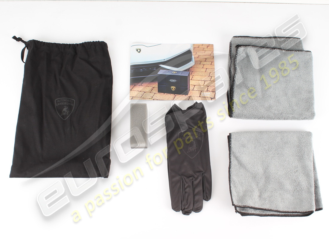 NEW LAMBORGHINI CLEANING AGENT SET. PART NUMBER 4ML096301 (4) new lamborghini cleaning agent set. part number 4ml096301 (4)