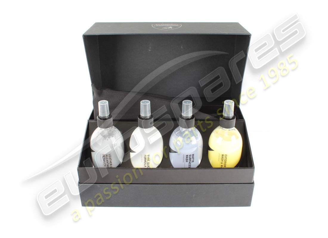 NEW LAMBORGHINI CLEANING AGENT SET. PART NUMBER 4ML096301 (2) new lamborghini cleaning agent set. part number 4ml096301 (2)