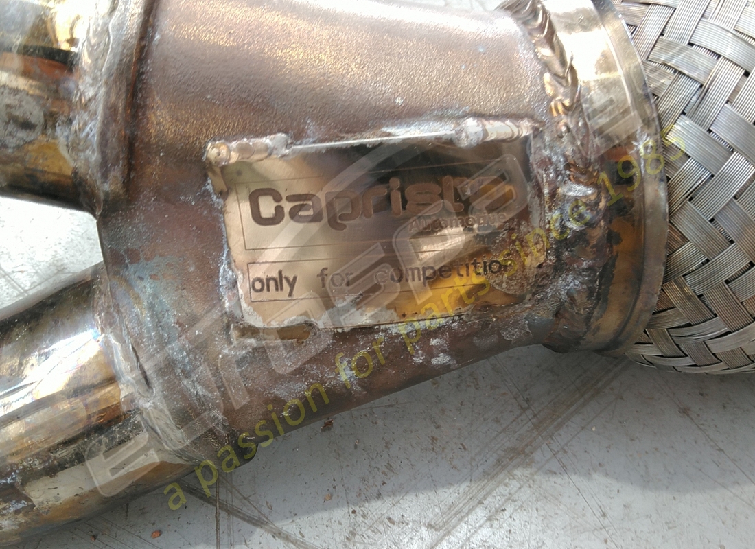 USED EUROSPARES CAPRISTO EXHAUST SILENCER & CATALYST REPLACEMENT PIPES (STAINLESS STEEL). PART NUMBER EAP1374164 (6) used eurospares capristo exhaust silencer & catalyst replacement pipes (stainless steel). part number eap1374164 (6)