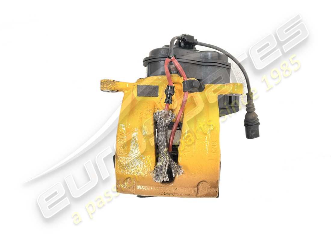 USED LAMBORGHINI BRAKE CALIPER HOUSING WITH SERVOMOTOR. PART NUMBER 4ML615403B (2) used lamborghini brake caliper housing with servomotor. part number 4ml615403b (2)