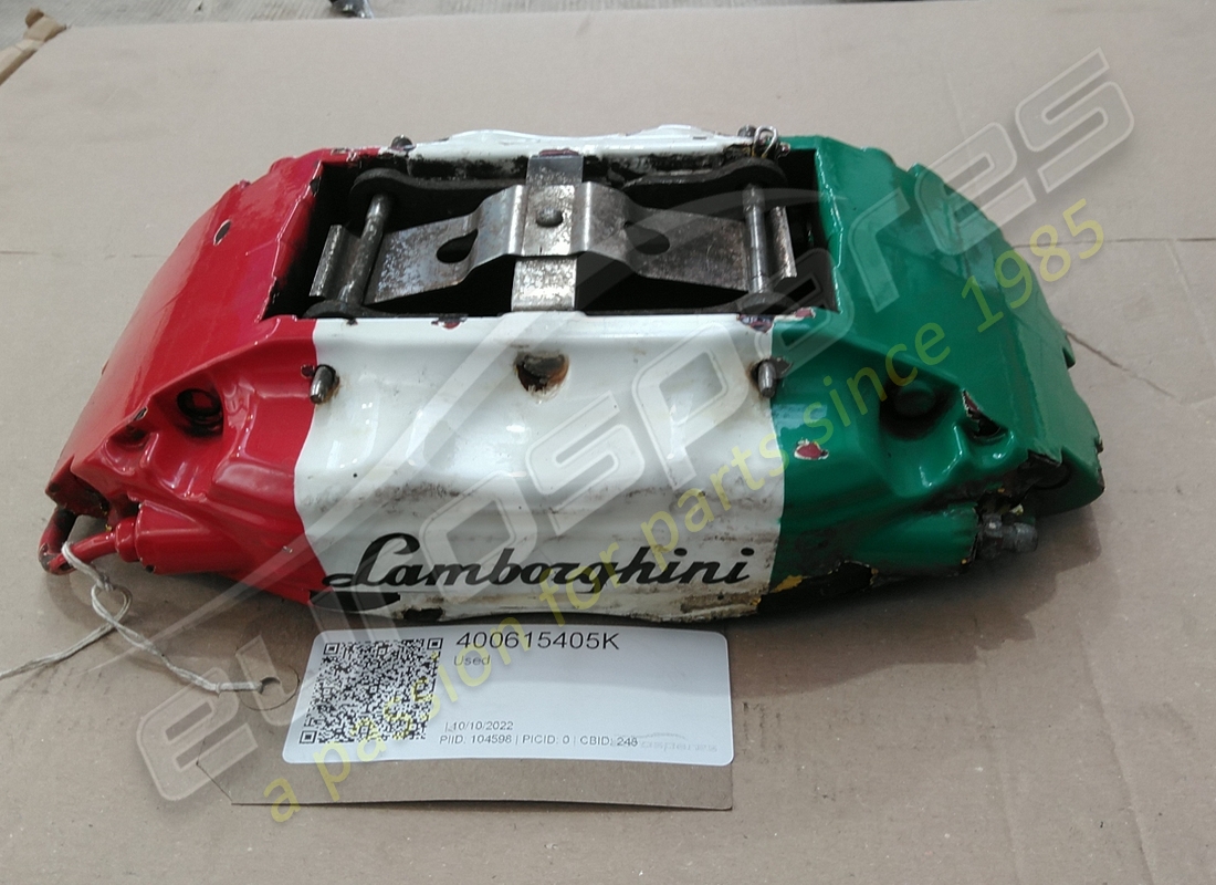 USED Lamborghini BRAKE CALIPER REAR MY04-08 Y . PART NUMBER 400615405K (1)