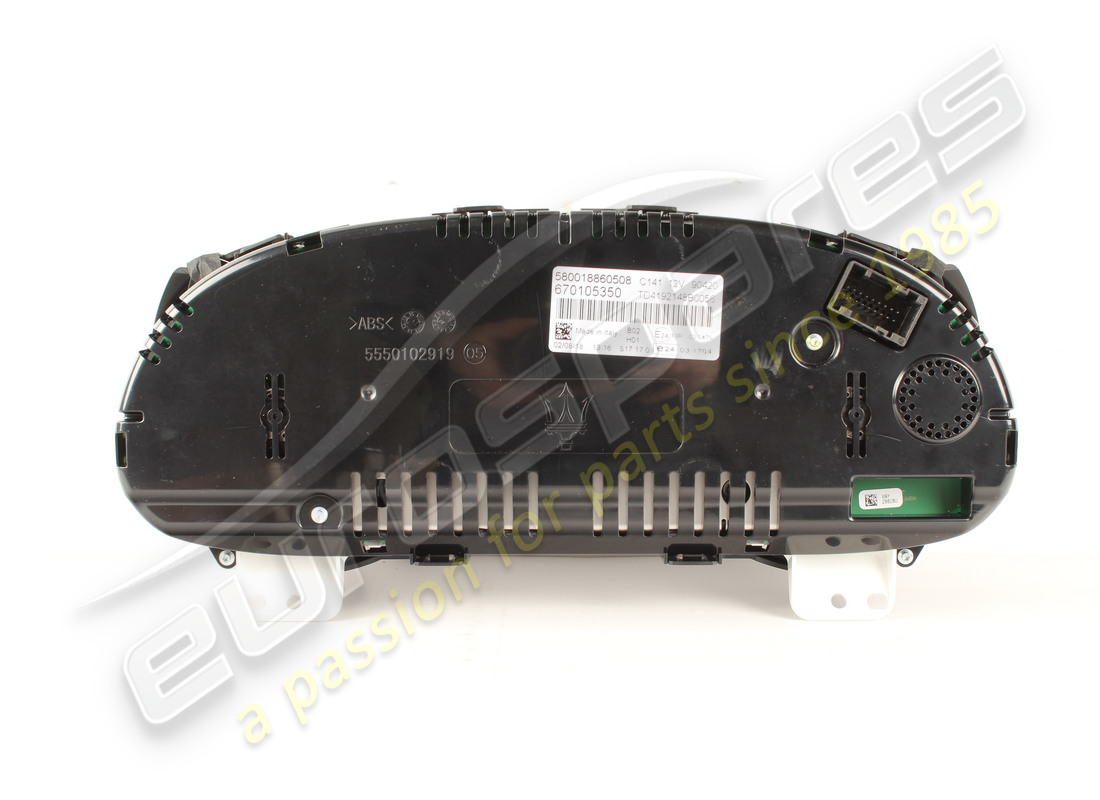 NEW MASERATI INSTRUMENT PANEL UNIT. PART NUMBER 670105350 (2) new maserati instrument panel unit. part number 670105350 (2)