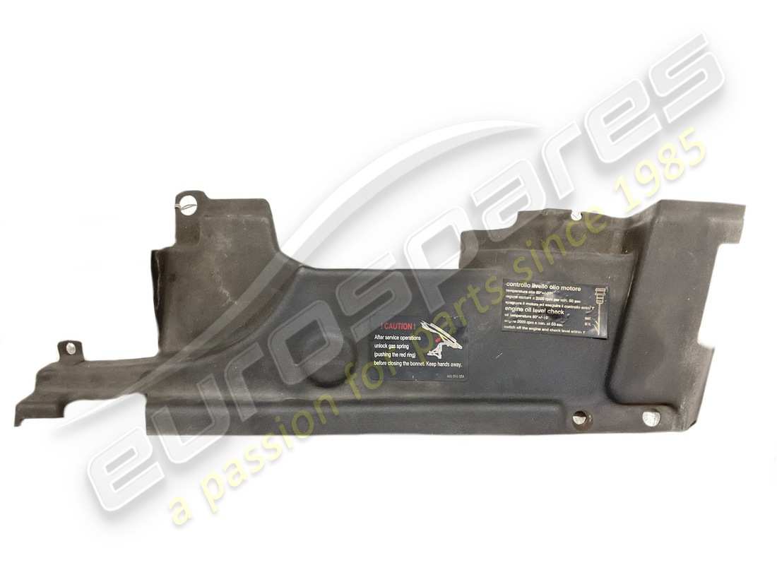 DAMAGED LAMBORGHINI COVER. PART NUMBER 07L103939 (1) damaged lamborghini cover. part number 07l103939 (1)