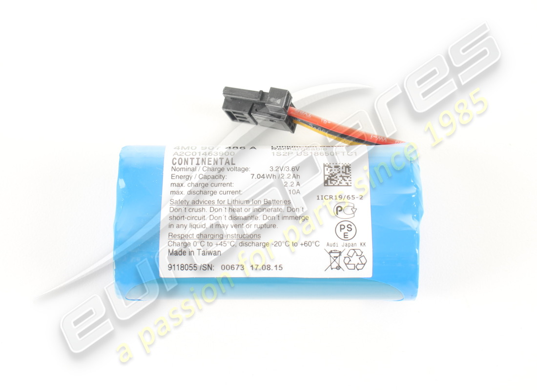 new lamborghini battery for emerg. operation. part number 4m0907486a (1)
