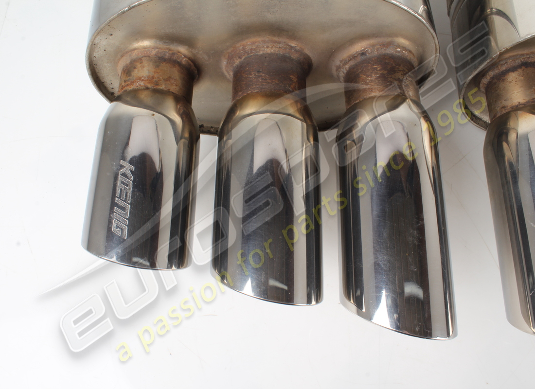 used eurospares exhaust silencer set (stainless steel). part number eap1226105 (3)