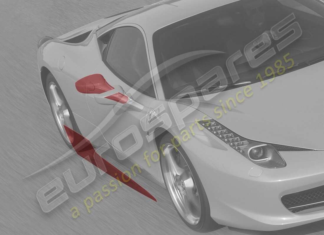 new ferrari anti-stone chipping protective film, rh side. part number 70001828 (1)