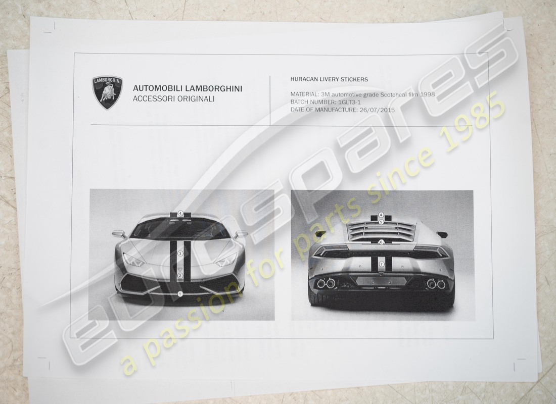 new lamborghini shiny black aesthetic kit for 62x. part number 4t0898820 (3)