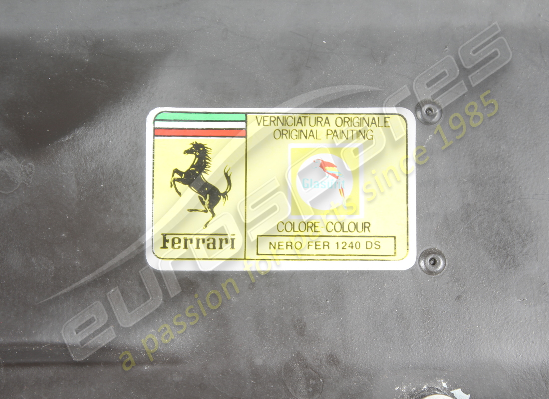 USED FERRARI ENGINE HOOD BONNET. PART NUMBER 64120300 (4) used ferrari engine hood bonnet. part number 64120300 (4)