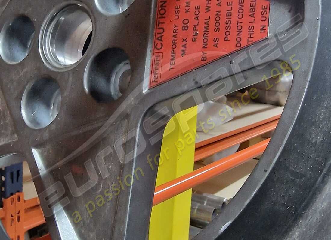 USED FERRARI SPARE WHEEL RIM SPEEDLINE 3 1/4B X 18. PART NUMBER 136874 (4) used ferrari spare wheel rim speedline 3 1/4b x 18. part number 136874 (4)