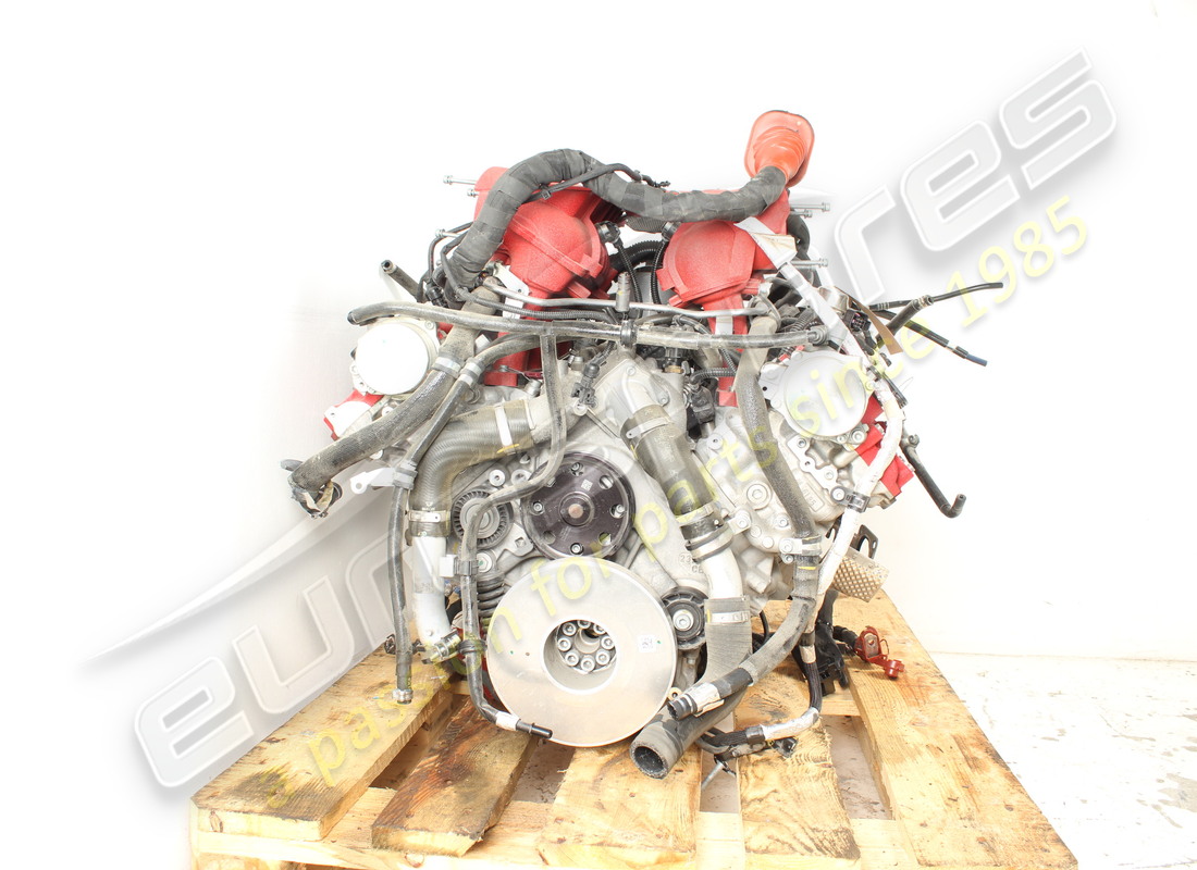 USED FERRARI 488 COMPLETE ENGINE. PART NUMBER 754023000 (3) used ferrari 488 complete engine. part number 754023000 (3)