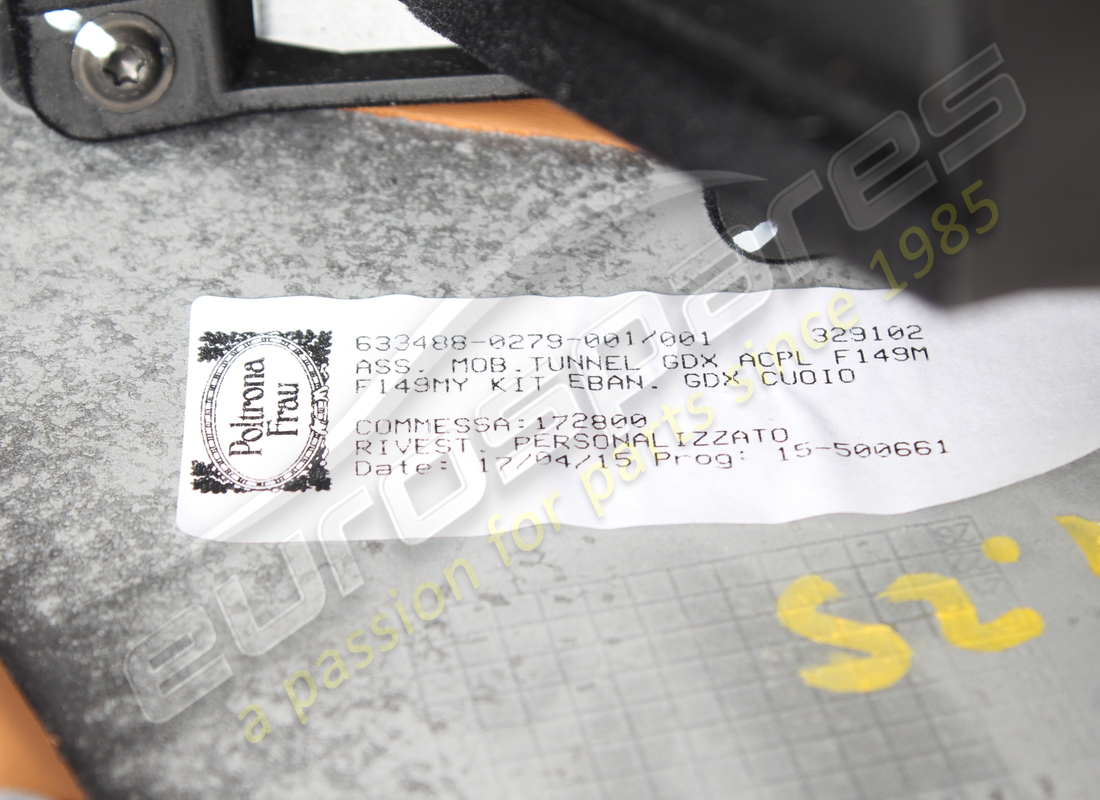 used eurospares complete centre console. part number eap1566192 (8)