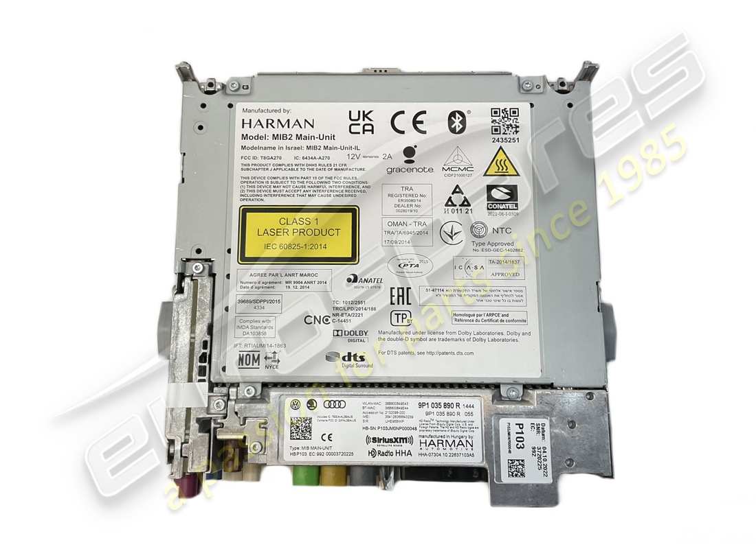 NEW PORSCHE CENTRAL COMPUTER. PART NUMBER 9P1035890RX (1) new porsche central computer. part number 9p1035890rx (1)