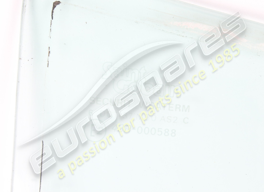 USED FERRARI LH REAR QUARTER LIGHT GLASS GTB. PART NUMBER 60265105 (2) used ferrari lh rear quarter light glass gtb. part number 60265105 (2)