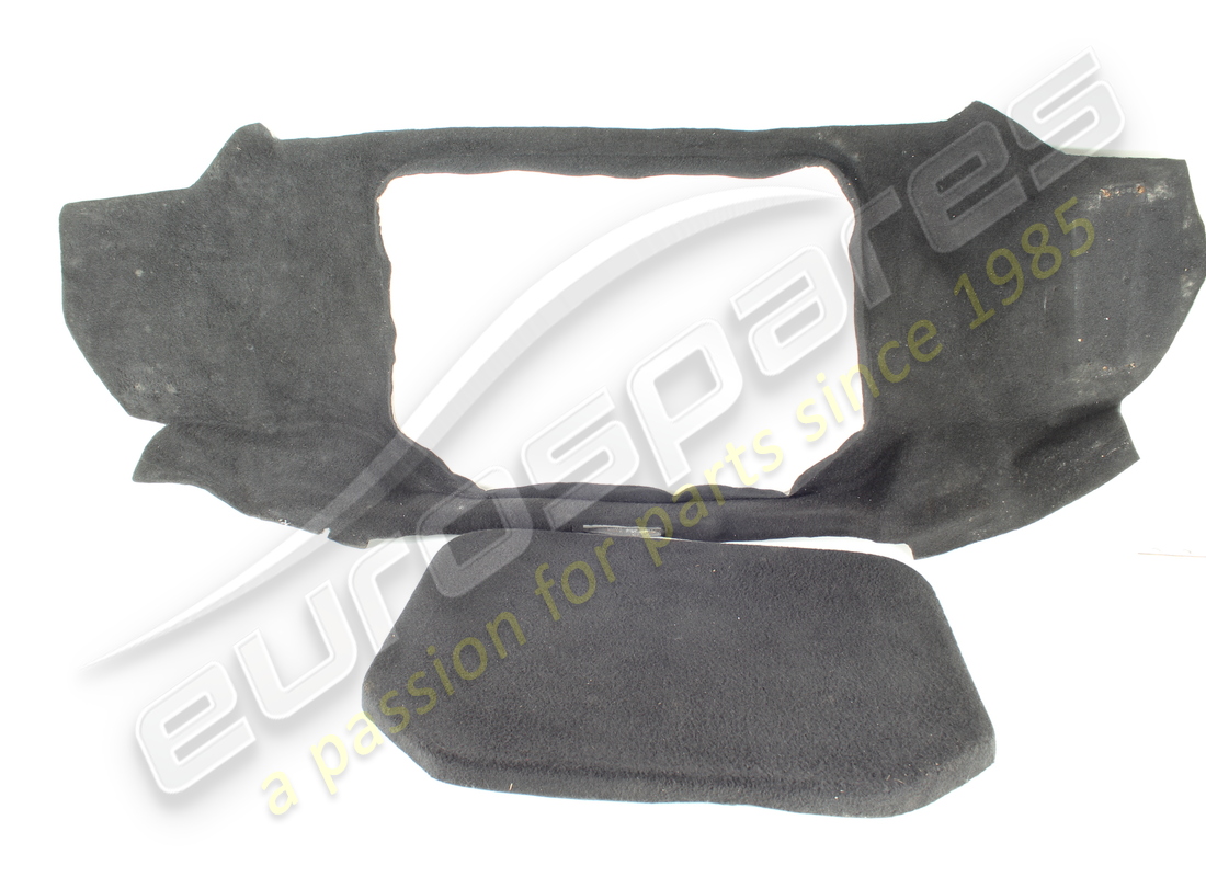 USED FERRARI BOOT CARPET SET BLACK 456MGTA. PART NUMBER 65468790 (3) used ferrari boot carpet set black 456mgta. part number 65468790 (3)
