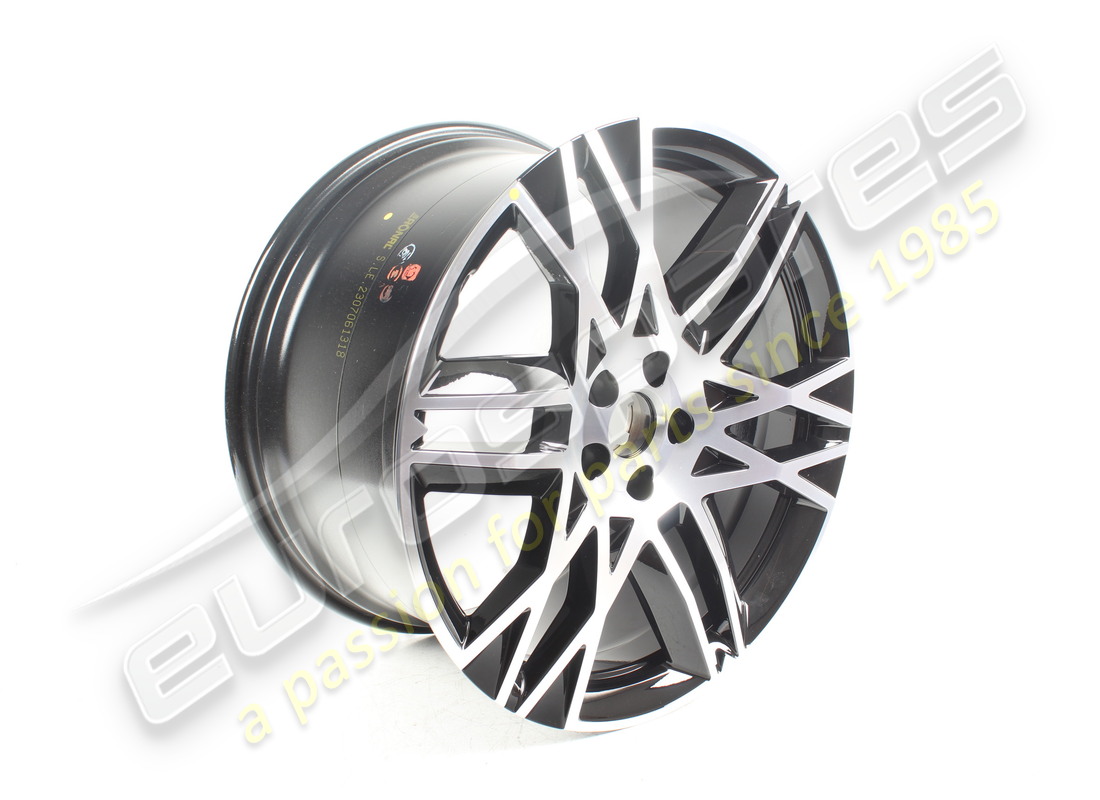 NEW MASERATI REAR WHEEL RIM 20 #20'' ALLOY WHEEL RIMS - MMXX DESIGN GLOSSY BLACK DIAMOND#. PART NUMBER 980240031 (2) new maserati rear wheel rim 20 #20'' alloy wheel rims - mmxx design glossy black diamond#. part number 980240031 (2)