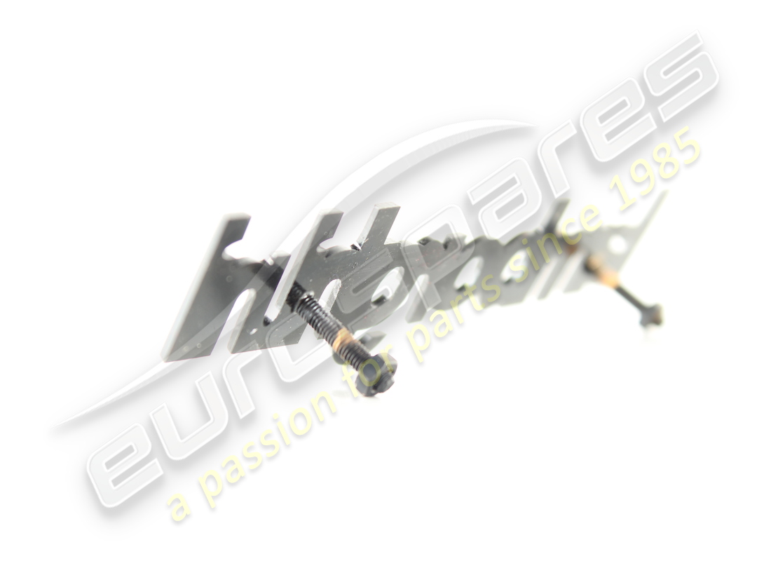 NEW OE LAMBORGHINI BLACK PLATE. PART NUMBER 006105532 (3) new oe lamborghini black plate. part number 006105532 (3)