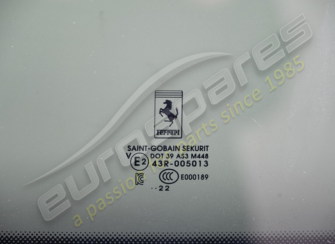 NEW FERRARI ENGINE COMPARTMENT LID WINDO. PART NUMBER 948588 (2) new ferrari engine compartment lid windo. part number 948588 (2)