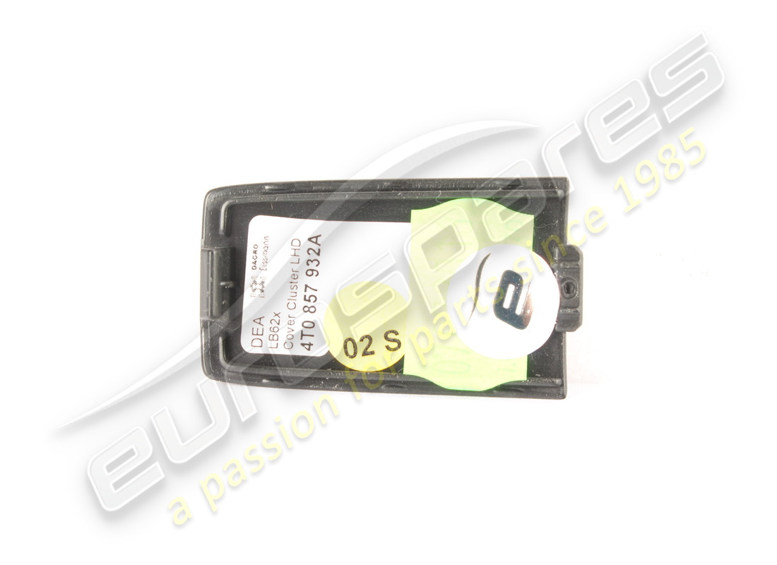 USED LAMBORGHINI CATCH LID COVER CLUSTER. PART NUMBER 4T0857932A (2) used lamborghini catch lid cover cluster. part number 4t0857932a (2)