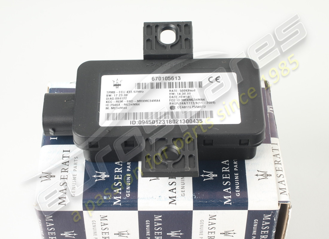 new maserati tyre pressure ecu. part number 670105613 (3)