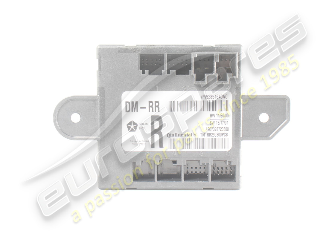 used maserati door module rear right. part number 670008399 (2)