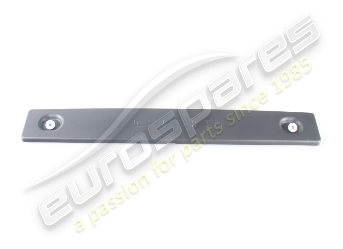 new porsche licence plate holder - black p6w2 (number-plate holder, front, small (row)). part number 95b807287b1e0 (1)