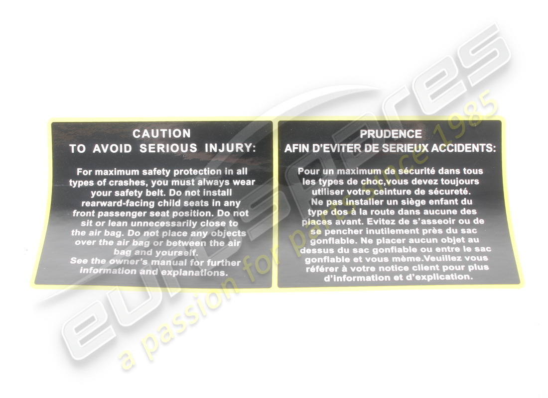 NEW MASERATI AIRBAG PLATE. PART NUMBER 670008055 (1) new maserati airbag plate. part number 670008055 (1)