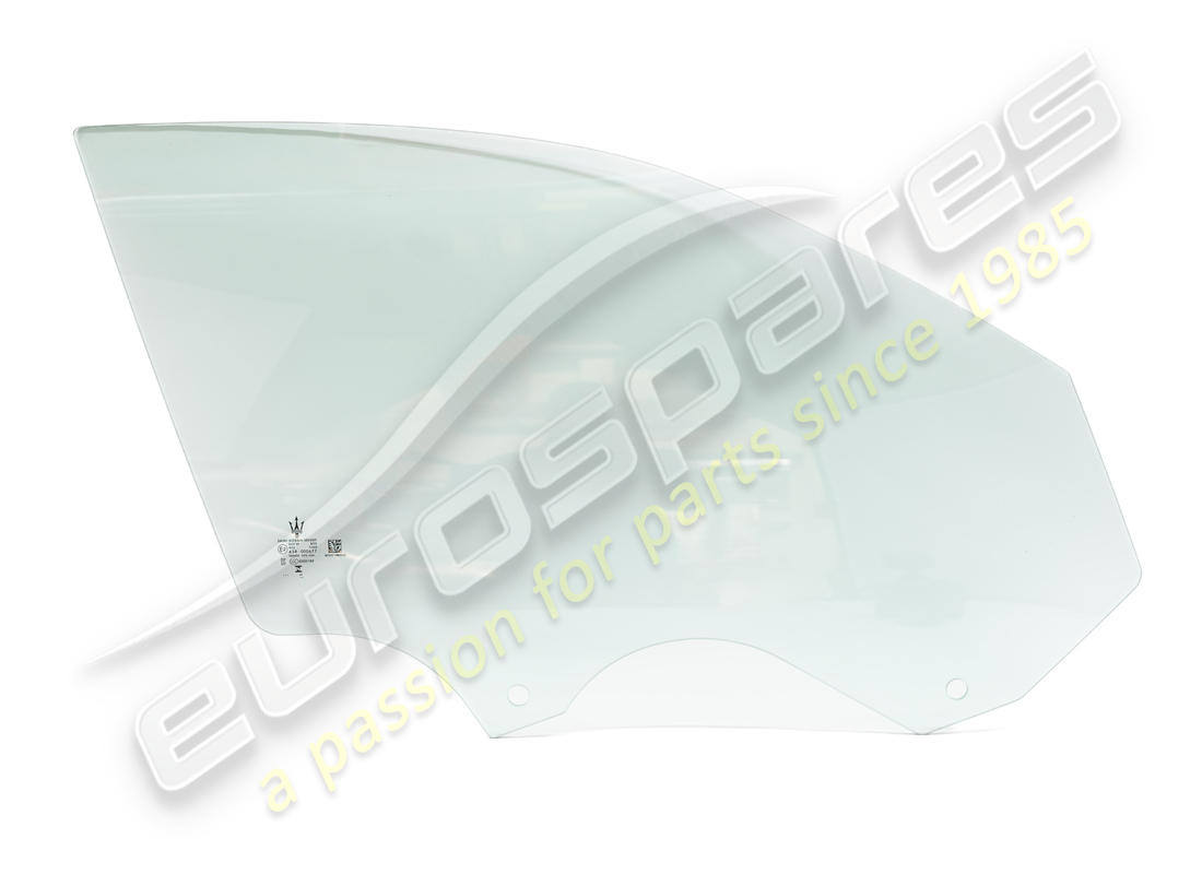 NEW MASERATI FRONT RH DOOR WINDOW GLASS. PART NUMBER 670157148 (1) new maserati front rh door window glass. part number 670157148 (1)