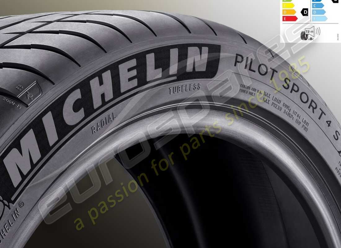 NEW FERRARI MICHELIN REAR SUMMER TYRE PILOT SPORT 4S, 285-35 ZR20 (104Y). PART NUMBER 913734 (1) new ferrari michelin rear summer tyre pilot sport 4s, 285-35 zr20 (104y). part number 913734 (1)