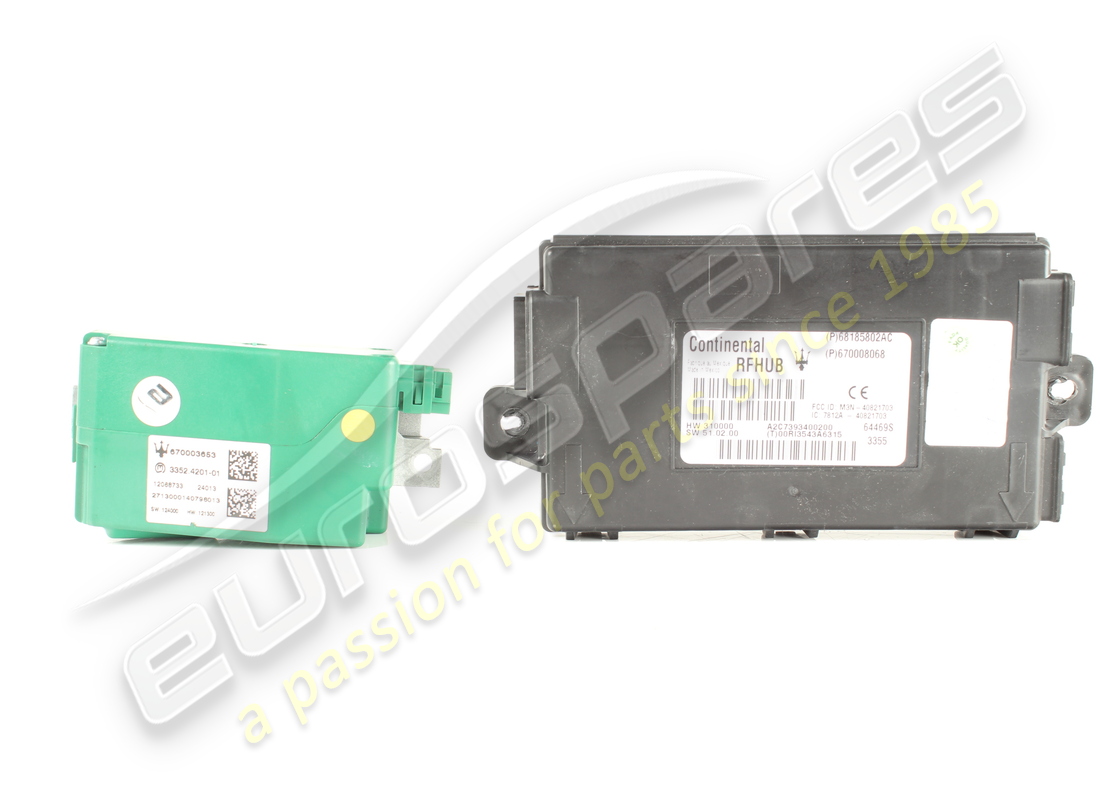 used maserati steering lock module + rf-hu. part number 980157000 (1)