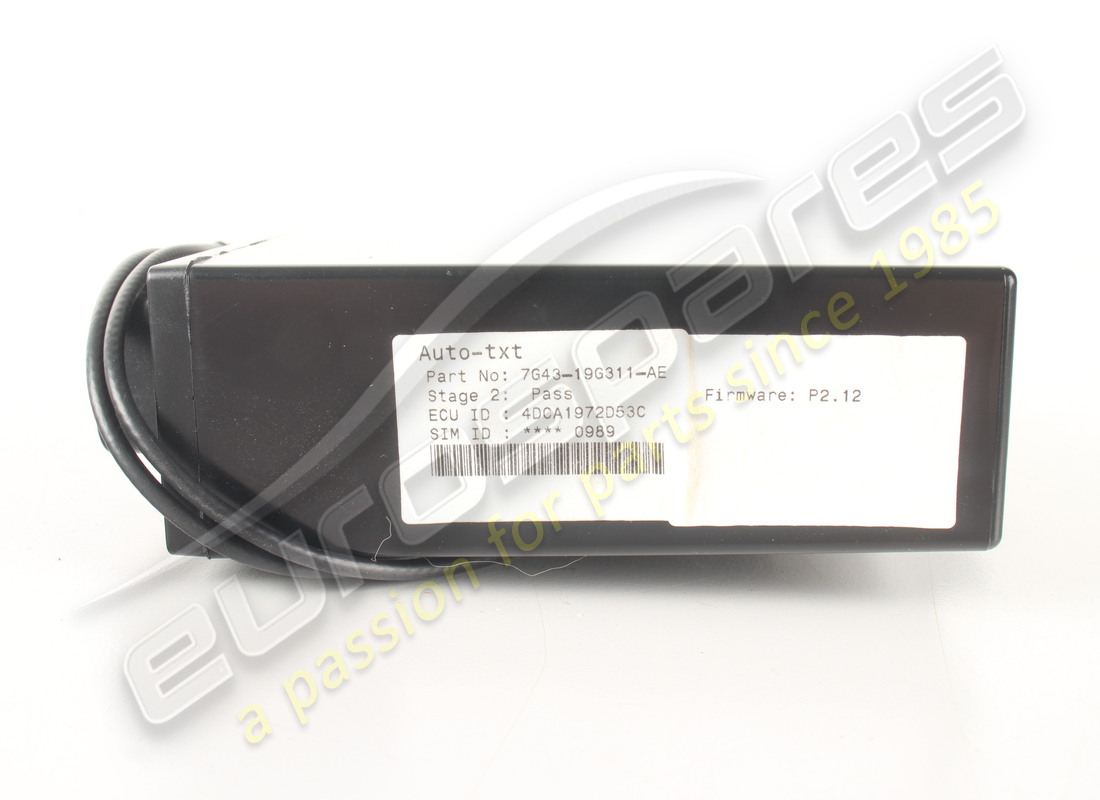 USED ASTON MARTIN TRACKER, SYSTEM, CAT 5. PART NUMBER 7G4319G311AE (4) used aston martin tracker, system, cat 5. part number 7g4319g311ae (4)