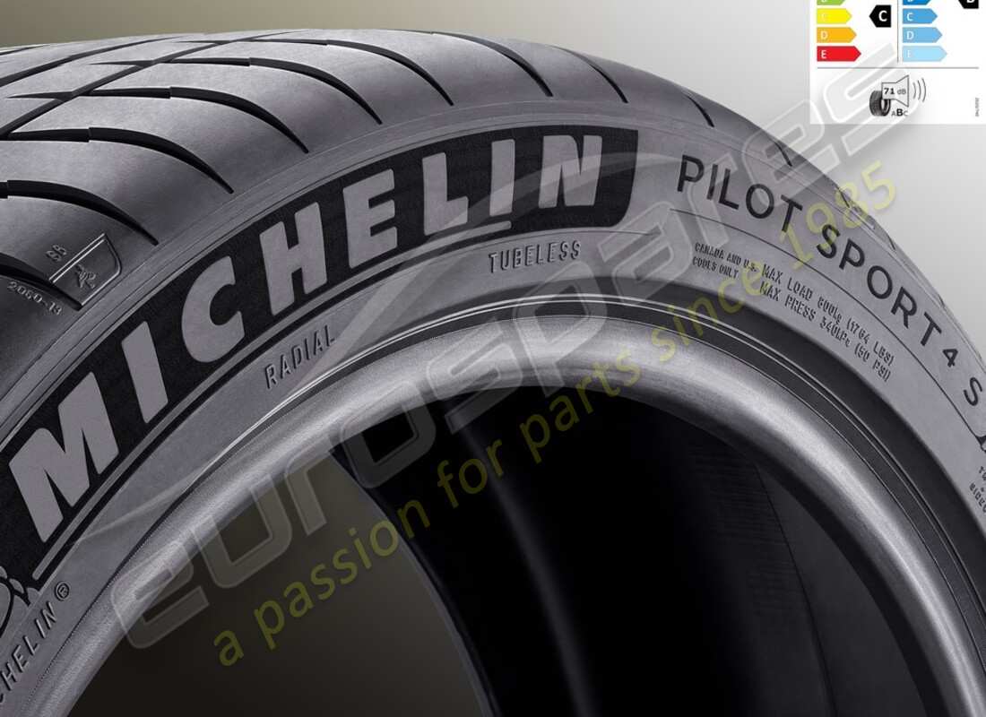new ferrari michelin front summer tyre pilot sport 4s, 245-35 zr20 (95y). part number 913732 (1)